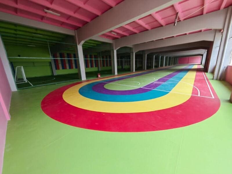cleaning table tennis pvc floor